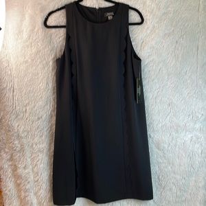NWT Tahari Arthur S. Levine Black sleeveless dress